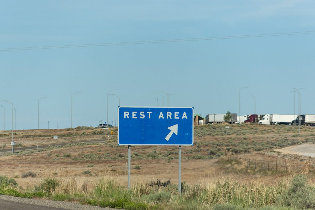 Rest stops for truckers